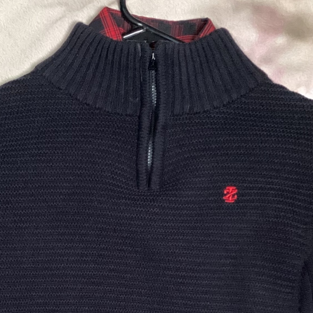 1749. Izod Boys 2PC Buffalo Plaid Long Sleeve Button Up EUC Size XS 4/5 - Picture 3 of 5